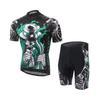 XINTOWN Mens Short Sleeve Cycling Jersey Set Moisture Wicking Quick Dry Bike Wear