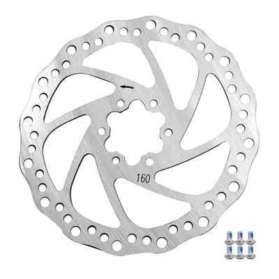 Felimoa Disc Rotor, Mountain Bike, Bicycle, Approx. 6.3 Inches (160 Mm) (1 Piece)