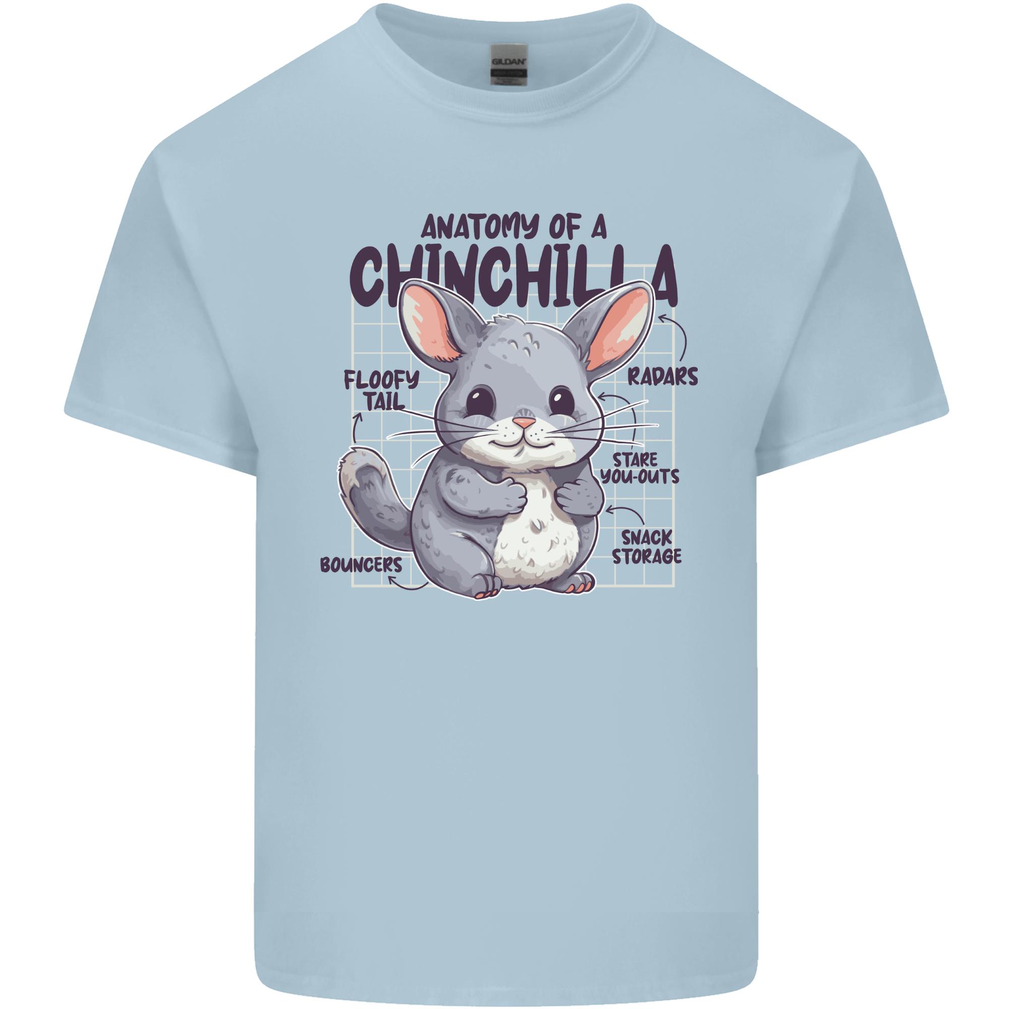 Chinchilla Anatomy Unisexs Light Cotton TShirt S