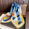 Jungle Floral Silk 70 Square Scarf Mulberry Silk Silk Scarf Women'S Versatile Spring And Autumn Mother Scarf Gift