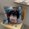 1pc Anime Blue Exorcist Pillow Case Fashion Square Pillowcase Bedroom Sofa Room Ins Decoration Leisure