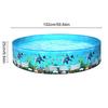 Foldable Non-Slip Swimming Pool Non-inflatable Outdoor Swimming Bath Tub Hard Side Water Pool For Pets Children Adults
