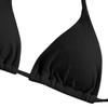 Dámské sexy bikiny s halterovým výstřihem v jednobarevném provedení - dvoudílné na dovolenou