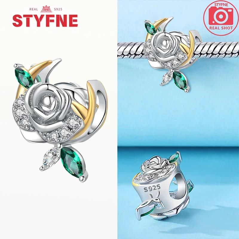 Copper Metal Colorful Butterfly Series Charm Bead Components Shiny Zircon Bead Components Compatible With Authentic Original Bracelet High Quality