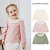 Happyology Girls' Ruffle Knit Long-Sleeve Top