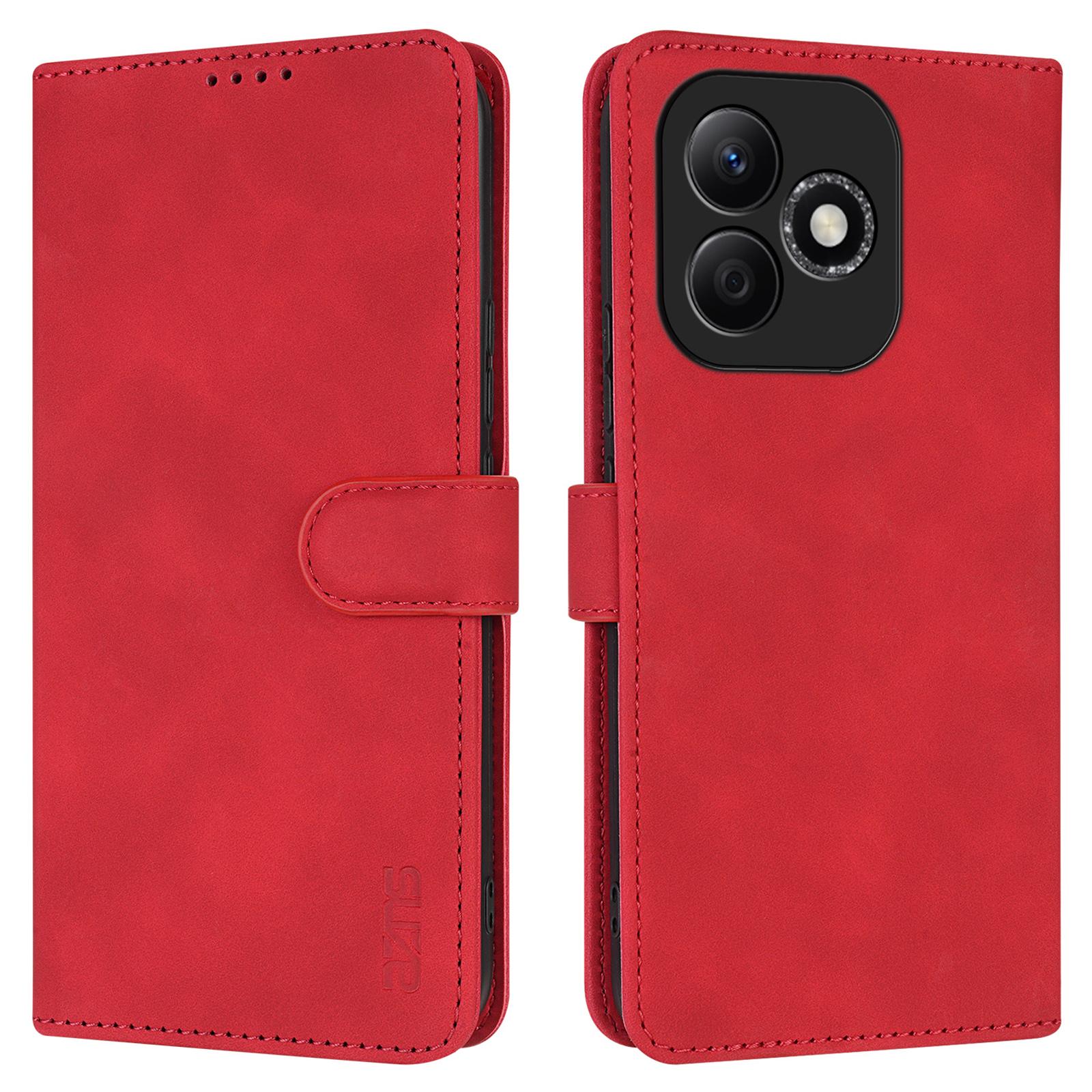 Red PU Leather