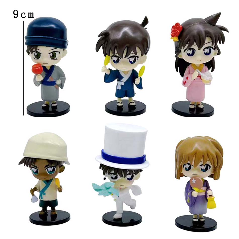 Genuine Detective Conan Gashapon Toys Kuroba Kaito Furuya Rei Akai Shuichi Matsuda Jinpei Action Figure Ornament Toys