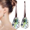 Sparkly Rhinestone Dangle Quartz Stone Zircon Earrings for Women