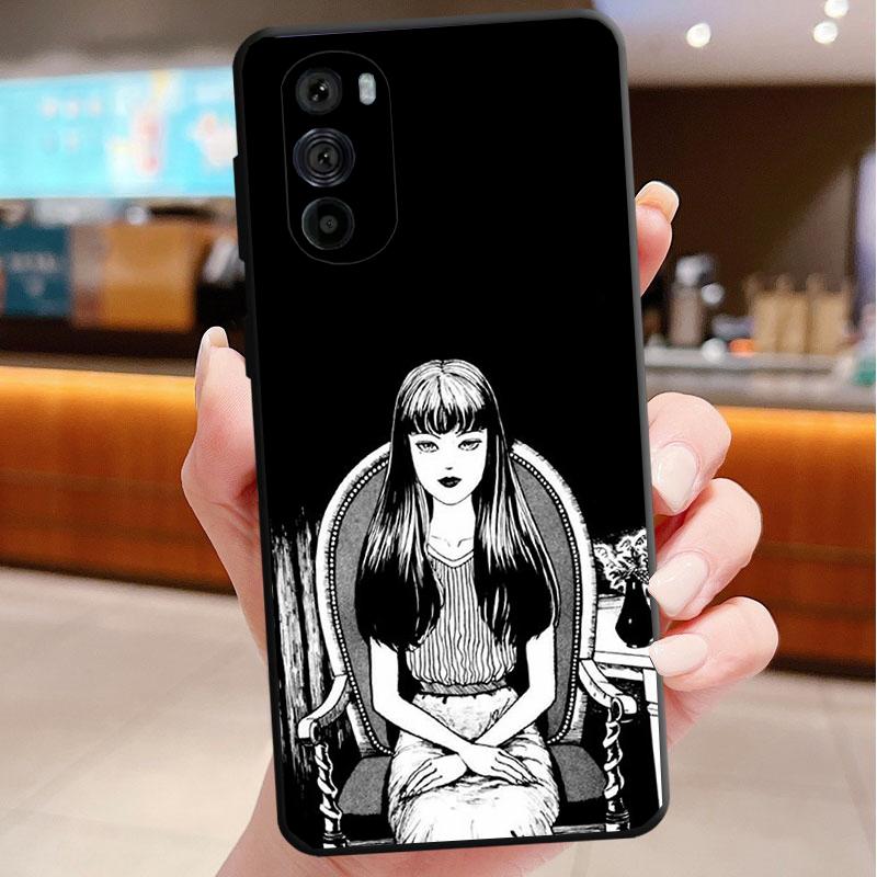 

Phone Case For Motorola Edge 50 40 Pro 60 50 40 30 Ultra Neo Fusion Moto G85 G72 G53 G54 G84 G13 G32 Japanese horror comic Tomie Moto G32