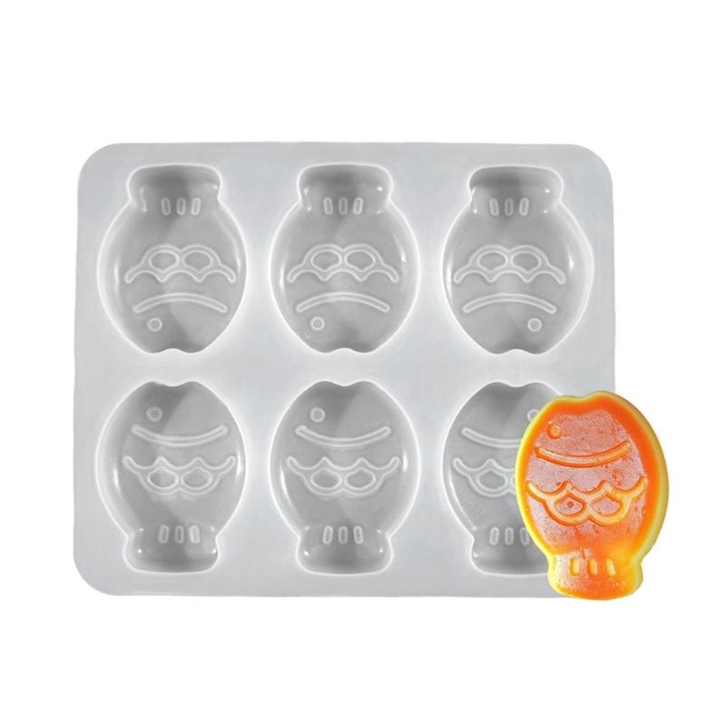 Easy to Clean Fish Cake Decorations Tray Fish Cake Baking Tray Professional Cake Making Molds for Dessert Enthusiasts