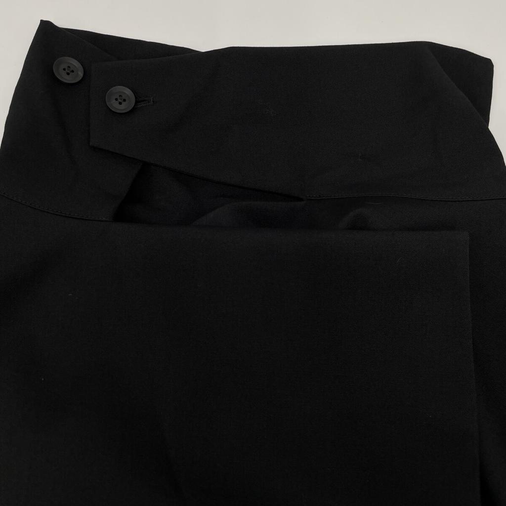 Yohji Yamamoto POUR HOMME 22AW HE-C09-100 Black Drape Coat coat 2 blackUsed