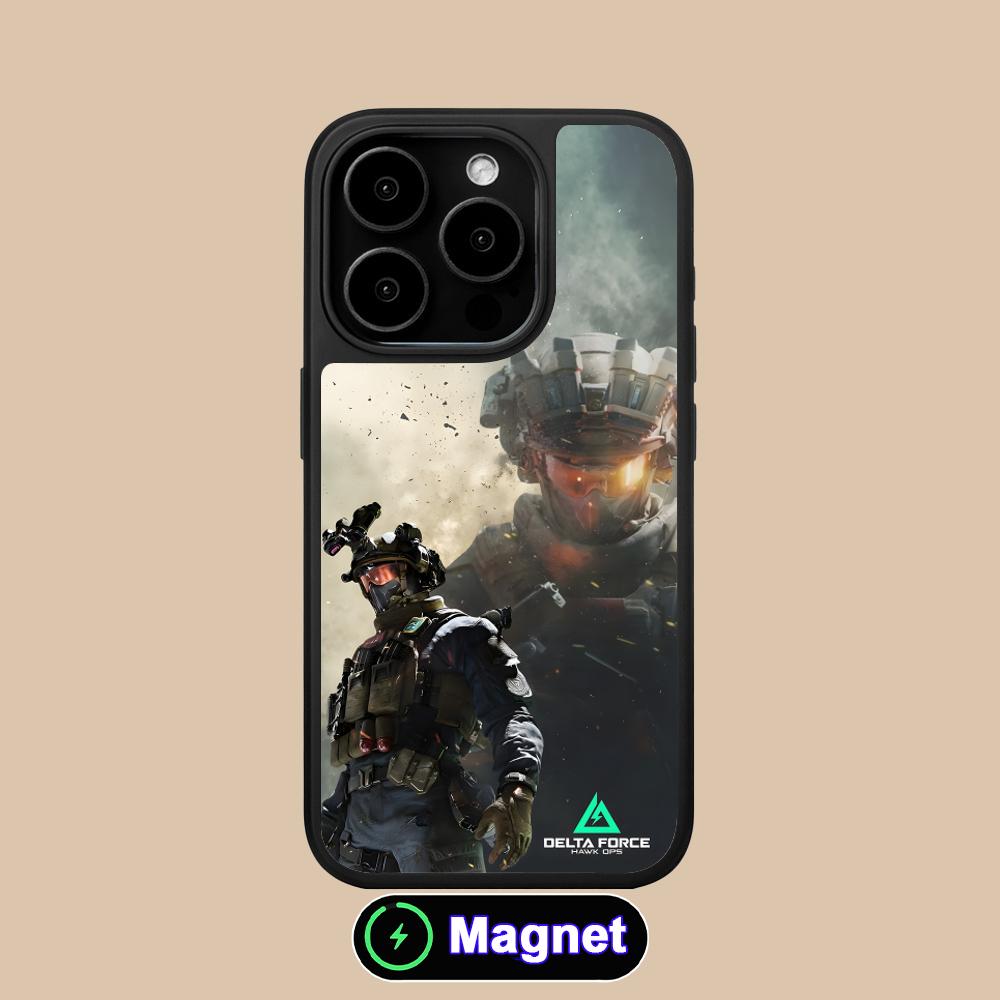 

Game Delta Force Matte Surface Magsafe Mobile Phone Case for iPhone 17 16 15 14 13 12 11 Air Pro Max Plus Colorful Cover iPhone 11