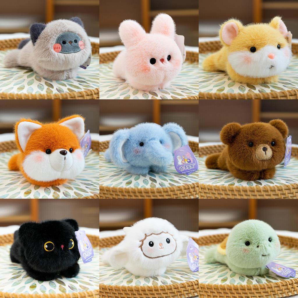 Kort Plysj Elefant Katt Bjørn Rev Kjøleskapsmagnet For Kjøkkendekor Og Gave