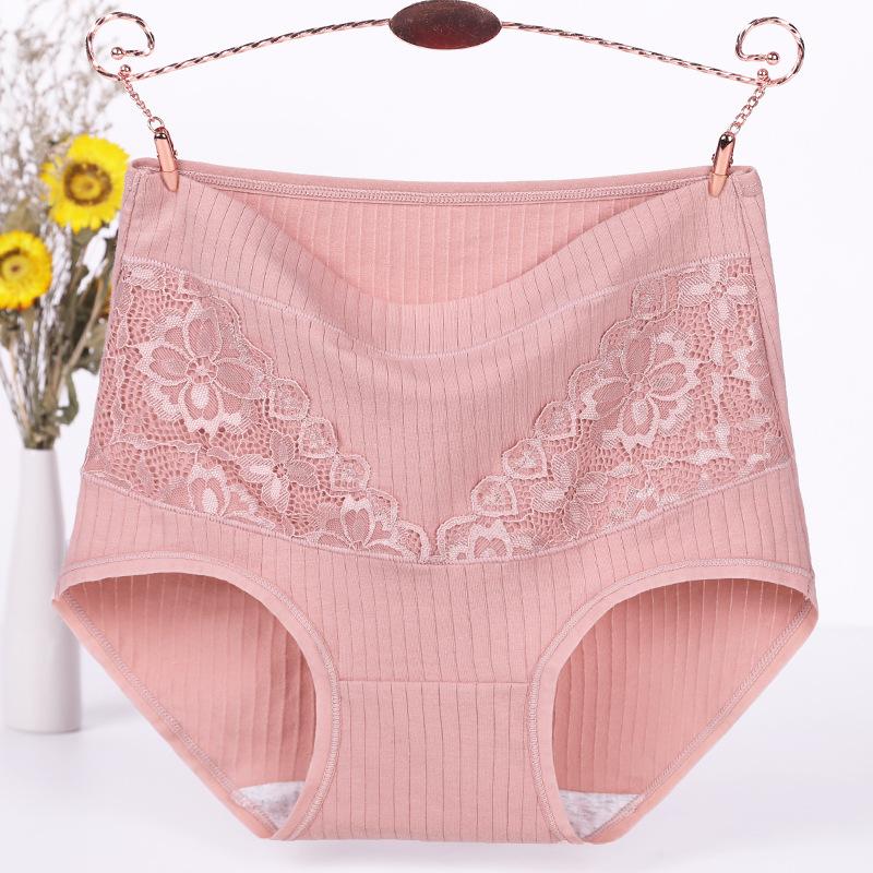 Taglie Forti XL Fino a 6XL Biancheria Intima Donna Cotone Pizzo Mutandine Lingerie Slip Vita Alta Slip