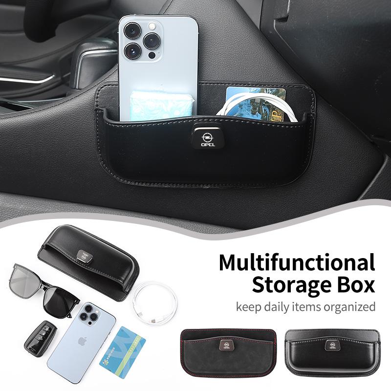AAAYR1 Multifunctional Car Door Storage Box Sticky Storage Box Interior For Opel Corsa Astra Insignia Vectra Zafira Meriva Mokka