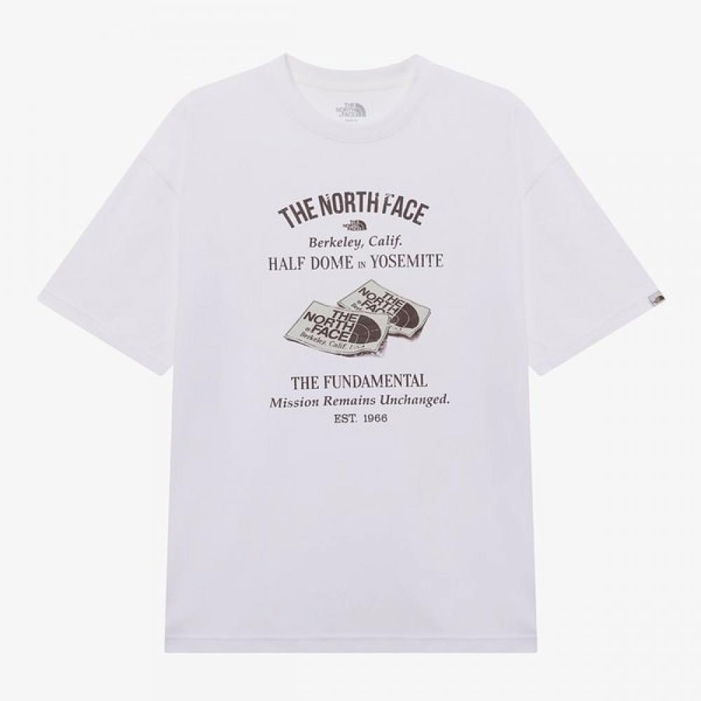 

[north Face Official] Nt7ur05j White Label Retro Short Sleeve Round Tee Ivory IVORY/085