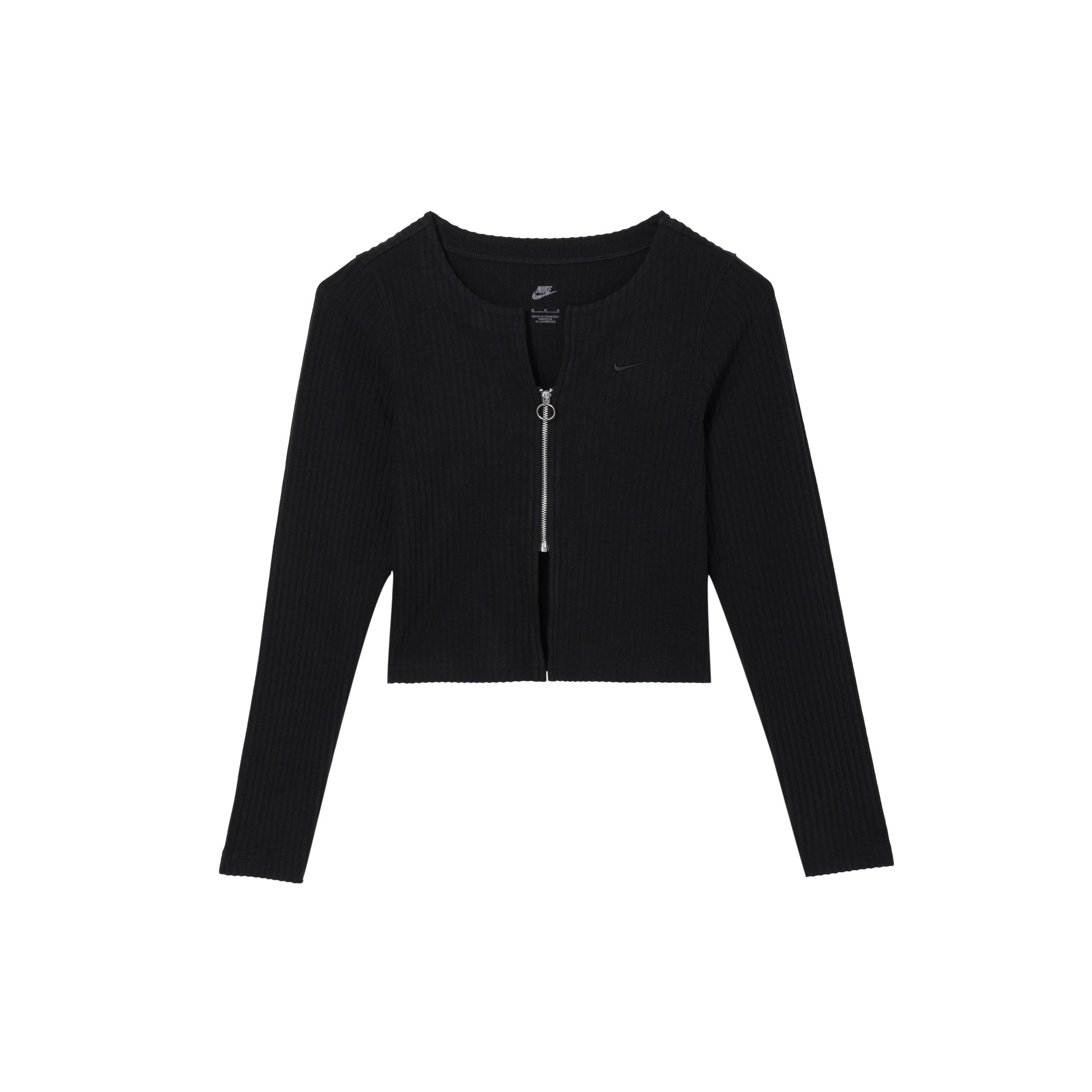 

Новый трикотаж Nike Sportswear Chill Knit Женский Черный FN3683-010 XL