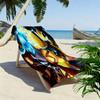 Fantasy Creature Sphere Beach Towel Portable for Travel Beach Towel for Vacation Photos Swim Quickdrying Swim Towel Seaside Beach Towel