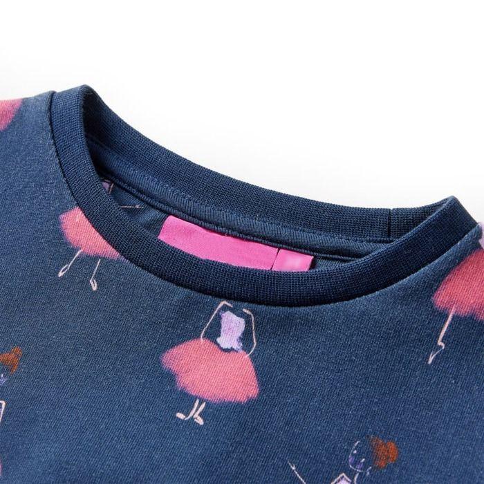 Sweat Dress - vidaXL - Girl - Navy Blue - 1.5 To 10 Years - Durable and Comfortable