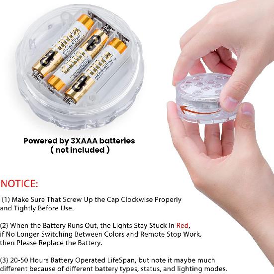 Boat Lights Wireless Battery Operated, Waterproof Marine Led Light for Deck Light Courtesy Interior Lights, for Fishing Kayak Duck Jon Bass Boat, RGB