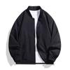 Giacca Bomber da Uomo Stile Coreano con Collo Rialzato – Casuale e Versatile per Primavera e Autunno