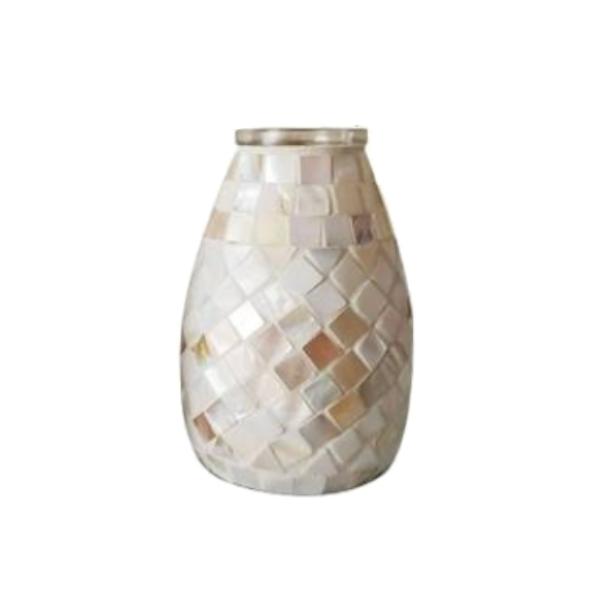 Vases Mosaic Glass Vase Home Decor Accessories