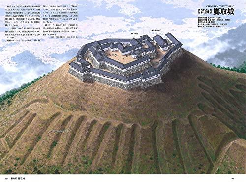 Wide & Panoramic Bird's-Eye View & Reconstruction Illustrations of Japanese Castles