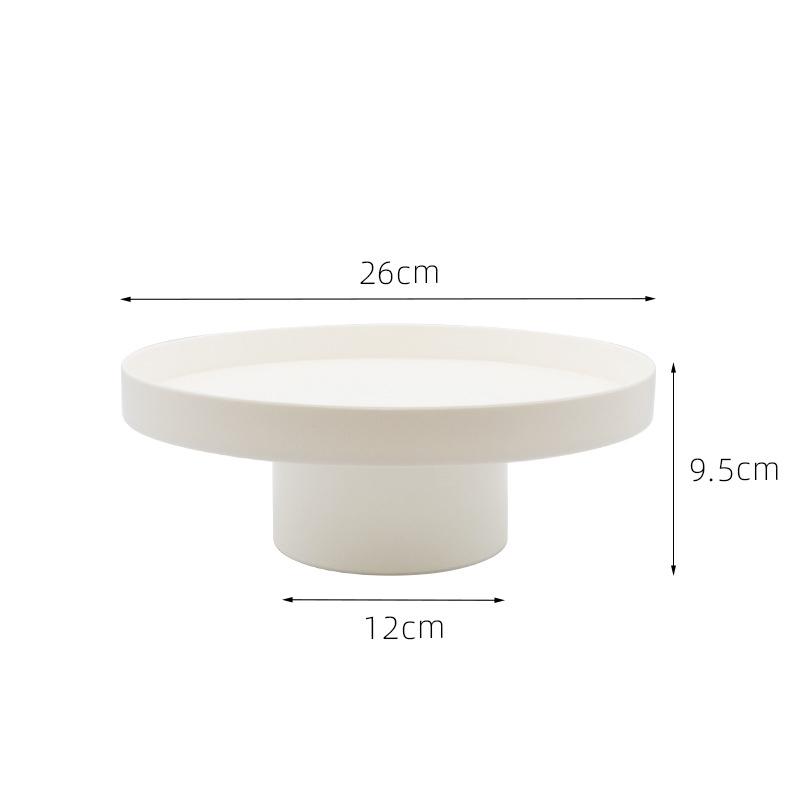 Modern Storage Trays Decorative Table Tray Jewelry Desktop Storage Organizer Kitchen Fruit Bowls Round Home Decor Accessories