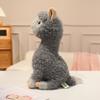 Cute realistic alpaca plush toys, sleeping pillow plushies, lamb plush dolls, birthday gifts