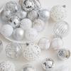 20pcs Shatterproof Painted Christmas Balls Pendant 6cm Xmas Tree Ornaments  Hotel Mall