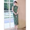 Summer 1011 new retro improved cheongsam women's new Chinese-style young Hong Kong style slim dress can be worn every day