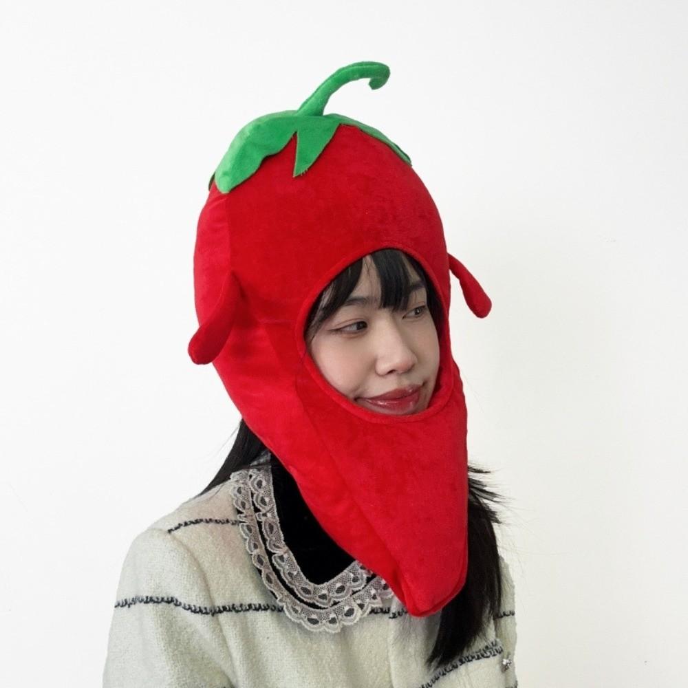 Creative Nutrition Month Hat Playful Pullover Cap Lemon Fruit and Vegetable Hat  Photography Props