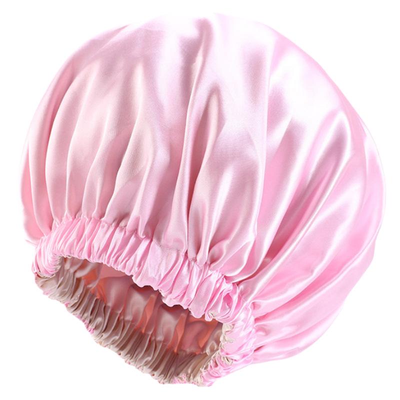 

Satin Double-Layer Sleep Cap for Women with Natural Curly Hair Medium size 33 cm