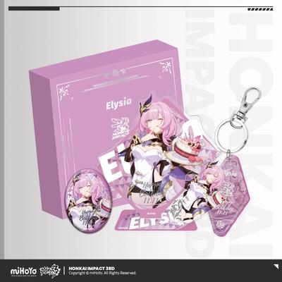 Sunsyea Honkai Impact 3rd Official Merch miHoYo Original Authentic Happy Birthday Gift 1 Box Elysia Mobius Raiden Mei Fu Hua