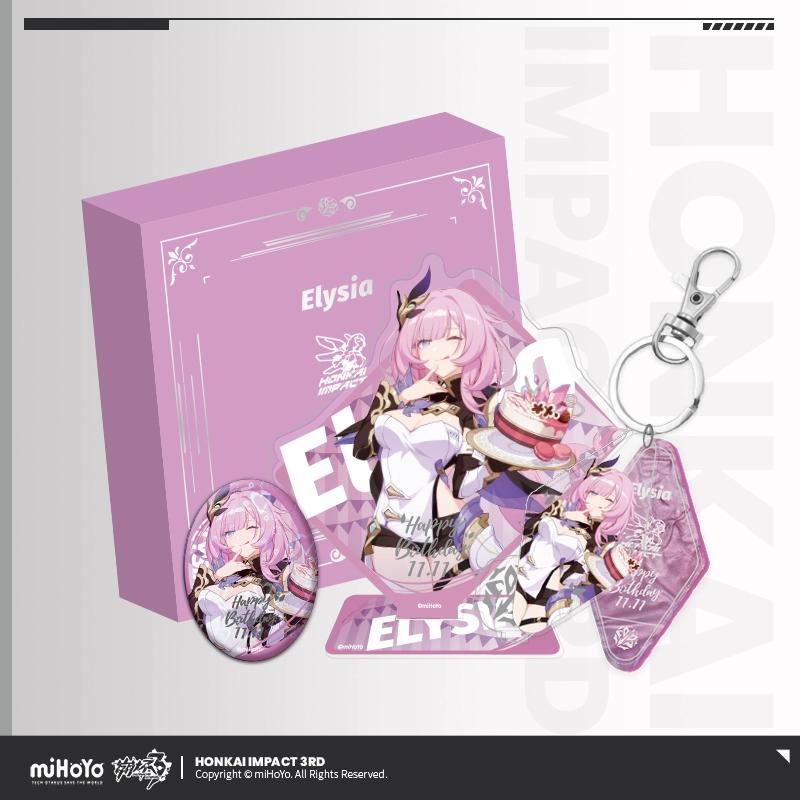 Chic Studio Unisex Sunsyea Honkai Impact 3Rd Official Merch Mihoyo Original Authentic Happy Birthday Gift 1 Box Elysia Mobius Raiden Mei Fu Hua