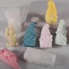 Christmas Dwarf Mold Gnome Silicone Candle Mold DIY Xmas Ornament Supplies Plaster Resin Soap Making Chocolate Ice Baking Tools
