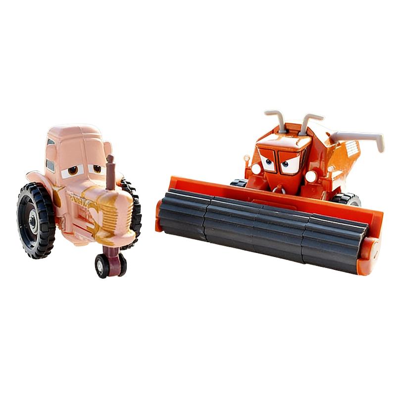 NEW Disney Pixar Car Collection Toy | Lightning McQueen Frank Tractors 1:55 Diecast Metal Alloy Model Car | Kids Birthday Gift