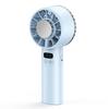 Multifuntional Digital Display Fan Efficient Cooling Fan 5200mAh Quiet Powerful Fan Plastic Texture for Outdoor Travel