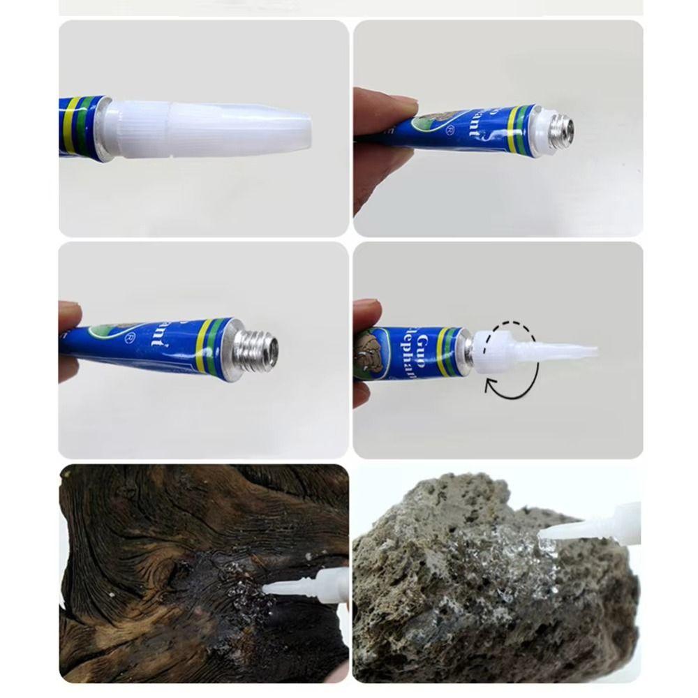 5Pcs Driftwood Fish Tank Landscaping Moss Glue Instant Water Grass Stick Fixing Glue Aquarium