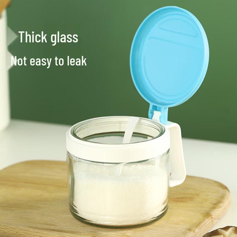 Chahua Glass Seasoning Jar & Oil Bottle Set with Rack