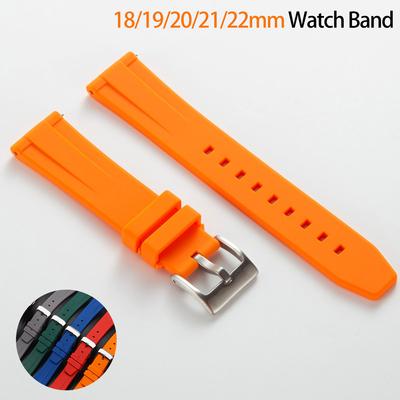 18mm 19mm 21mm 20mm 22mm Waterdichte Band Hoge Kwaliteit Siliconen Horlogeband voor Swatch voor Omega Moonswatch Armband Polsband
