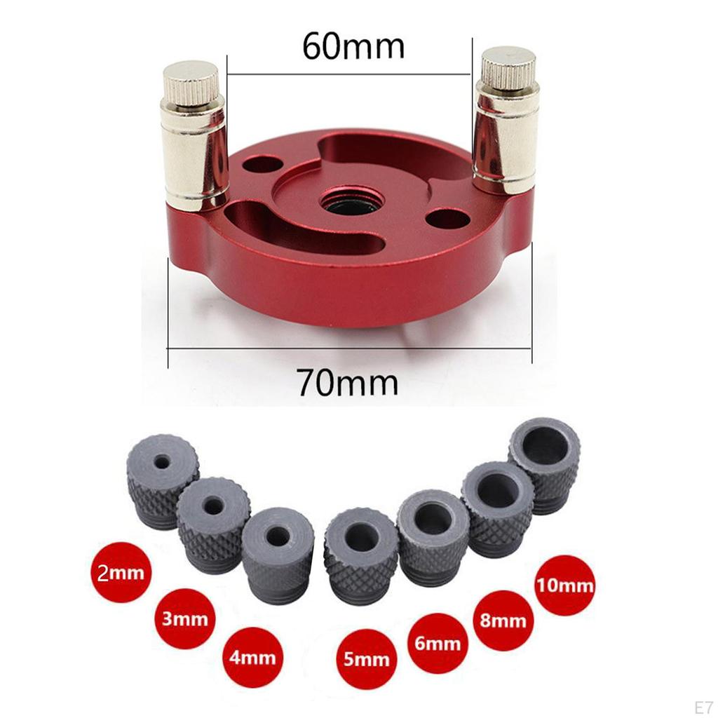 Hole Self Centering Kit 2/3/4/5/6/8/10mm 3-Hole Drill for Beech