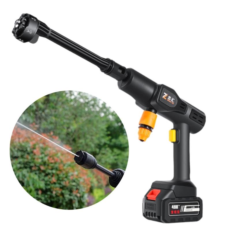 Kabelloser Hochdruckreiniger 6-in-1 Düse Tragbar Handheld Washer Akkubetrieben Elektrisch Hochdruckreiniger