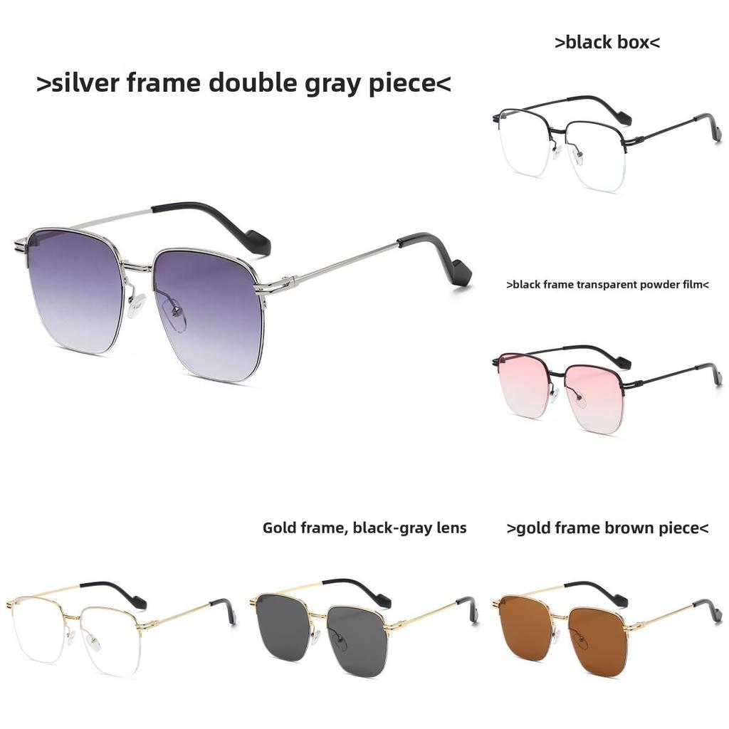 Fashion Eyewear For Men With Uv400 Protection And Pink Gradient Lenses For Street Style And Travel