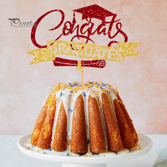 Gratulerer 2024 Konfirmasjonskake Topper Konfirmasjonssesong Bursdagskakeinnsats Gratulerer Grad Party Decor Supplies