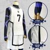 Blue Rock Nagi Seishiro 7 White Inner Practice Cosplay Performance Holiday XL Size [HOLOUN] No. Uniform, Costume, Event, Anime, Halloween, Outfit,