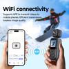 Mini Vlog 4K Pocket Camera Wifi Outdoor Dv 180°Rotatable Uhd Anti-Shake Bodycam Sports Action Portable Security Recorder