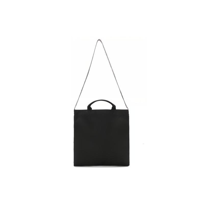New Balance Fabric Tote Bag Shopping Bag Portable Crossbody Bag Shoulder Bag Unisex Black New Balance JABL8704