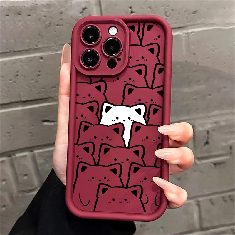 Para Kotów Uroczy Niedźwiedź Etui na Telefon Dla Motorola MOTO Edge 40 50 Pro Fusion Ultra G85 G35 G75 G05 G84 G15 G34 E14 Silikonowe Pokrowiec