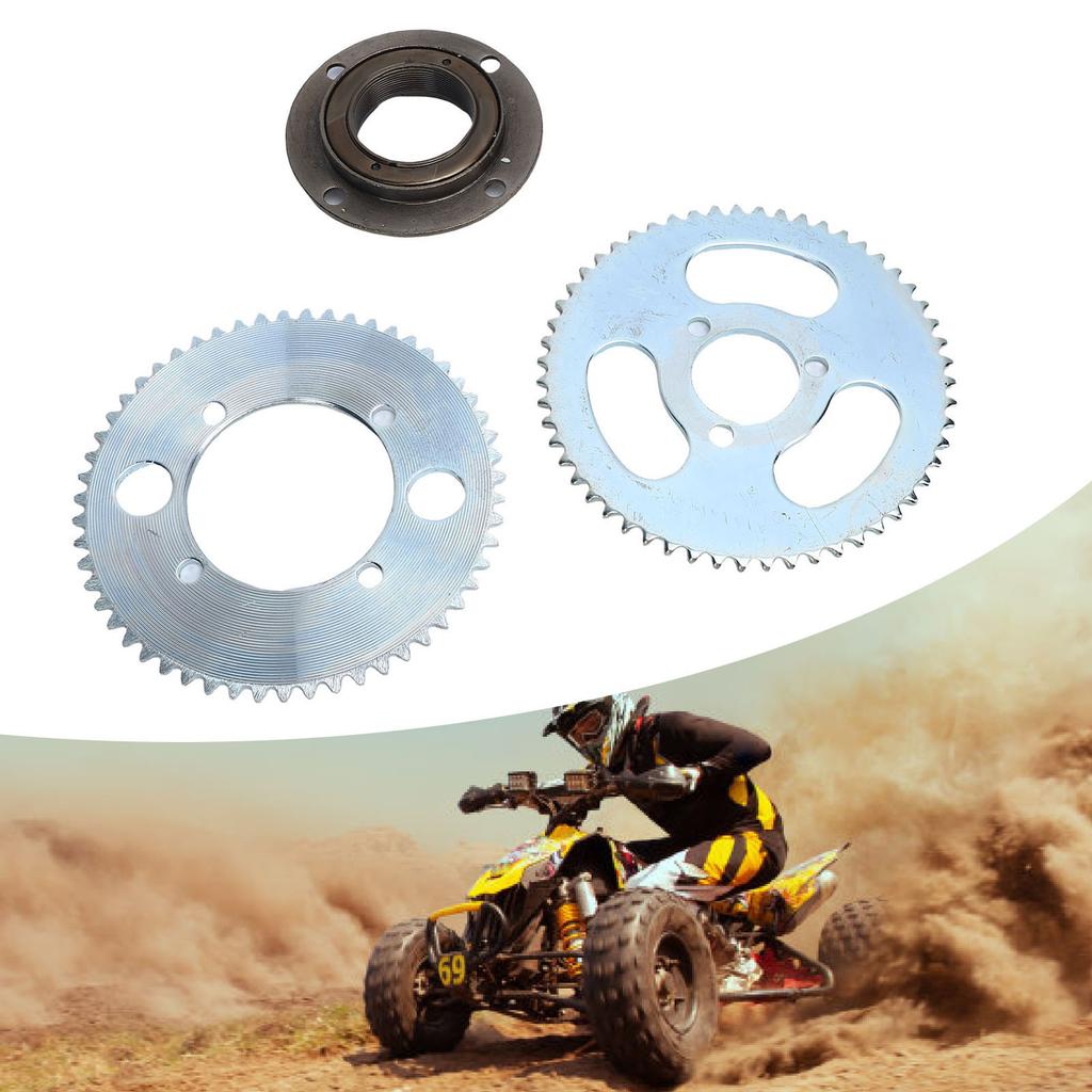 Bike Sprocket Freewheel Set High Toughness Steel 4 Hole and 3 Hole Wheel Sprockets and Toothless Speed Freewheel